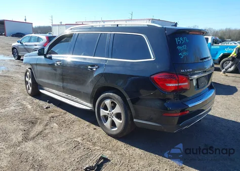 2017 Mercedes-Benz Gls 450 4Matic z USA, uszkodzony, nr VIN 4JGDF6EE0HA912779